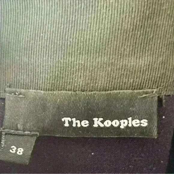 THE KOOPIES 38 BLACK FAUX LEATHER‎ BUCKLE TRIM MOB WIFE GRUNGE FLIRTY DRESS. - Picture 5 of 9